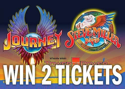 Win 2 Tickets to Journey & Steve Miller Band